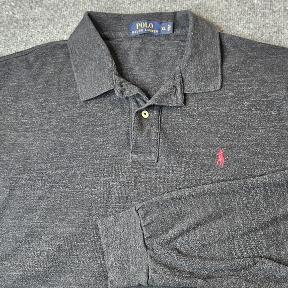Ralph Lauren Other - Polo Ralph Lauren‎ Men's Longsleeve Polo Shirt Size XL Gray Preppy Classic